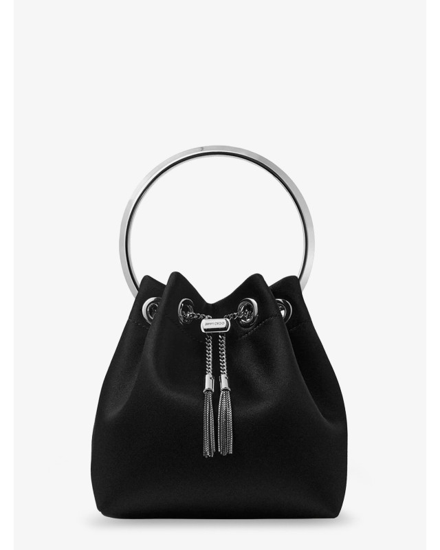 [Jimmy Choo] Tote bag FW26 BONBONFUQBLACKSILVER