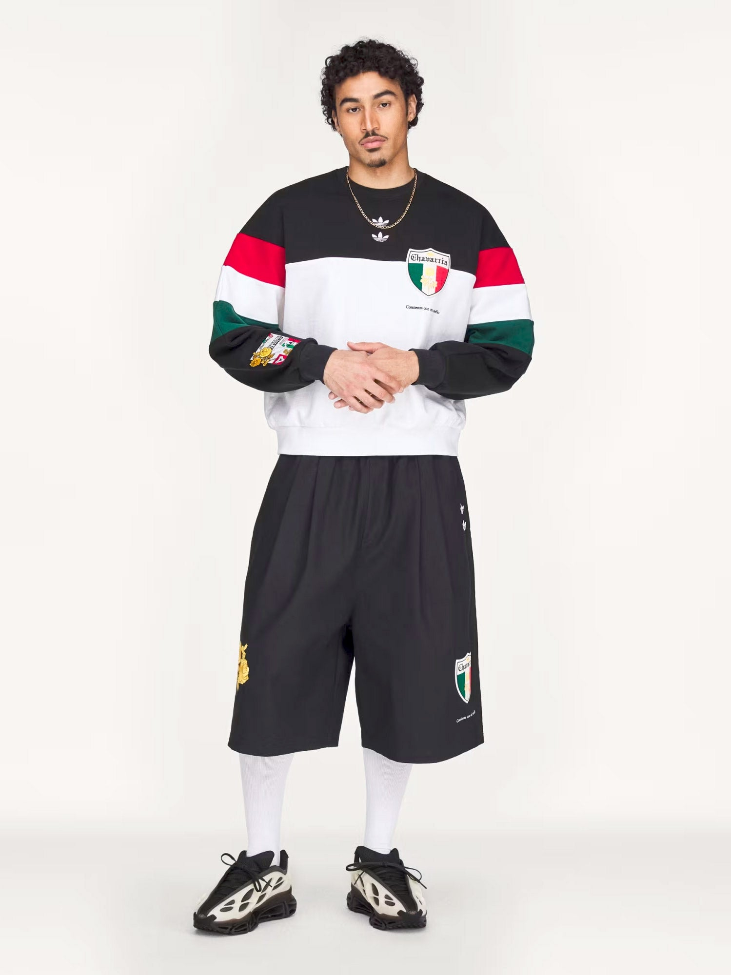 [ADIDAS X WILLY CHAVARRIA] Sweatshirt FW26 KV1976BLACKWHITE