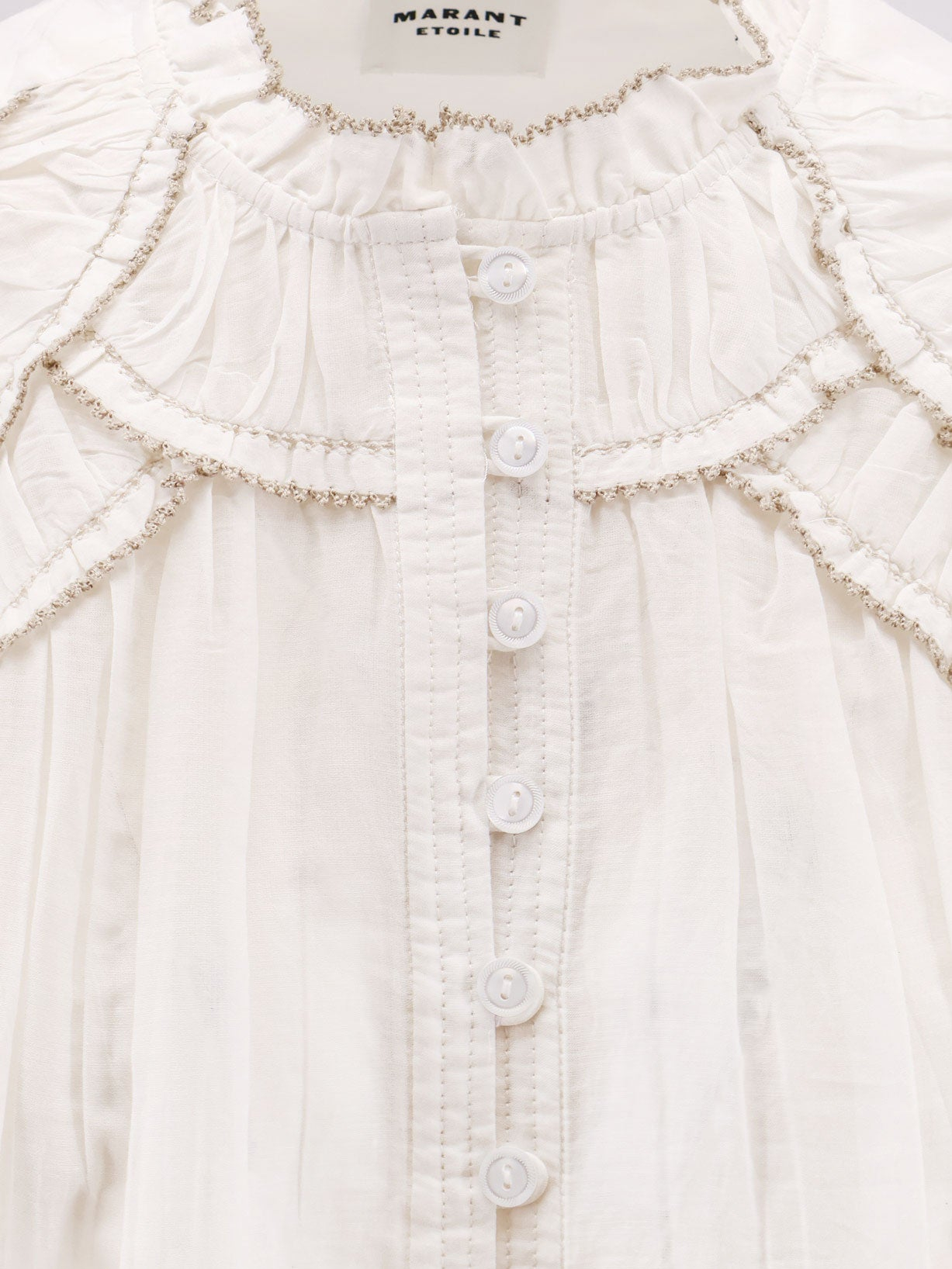 [Marant Etoile] Shirt FW26 HT0681FBB3J04E20WH