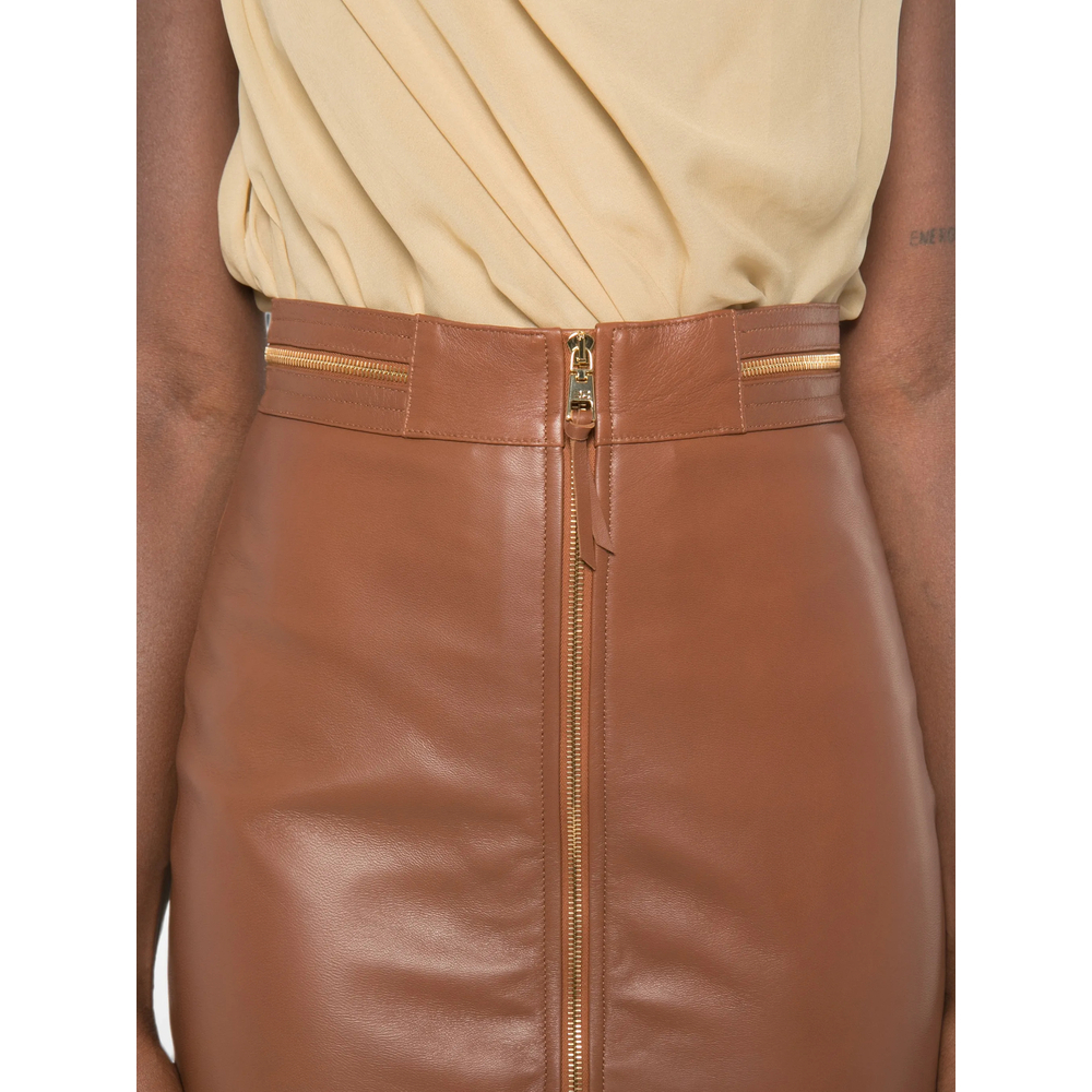 [ELISABETTA FRANCHI] Midi skirt FW26 GP01Z66E2  FK3