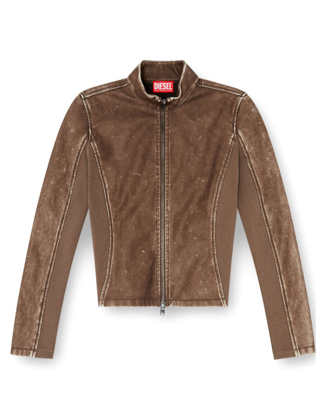 [Diesel] Leather Jacket FW26 A233800NJCJ7BB
