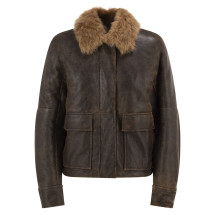 [Brunello Cucinelli] Leather Jacket FW26 MPMMA3805 C9998