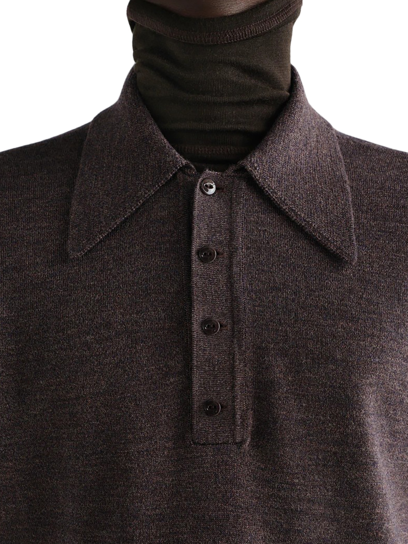 [LEMAIRE] Knitwear FW26 TS0031LK1072BR528 ECORCE