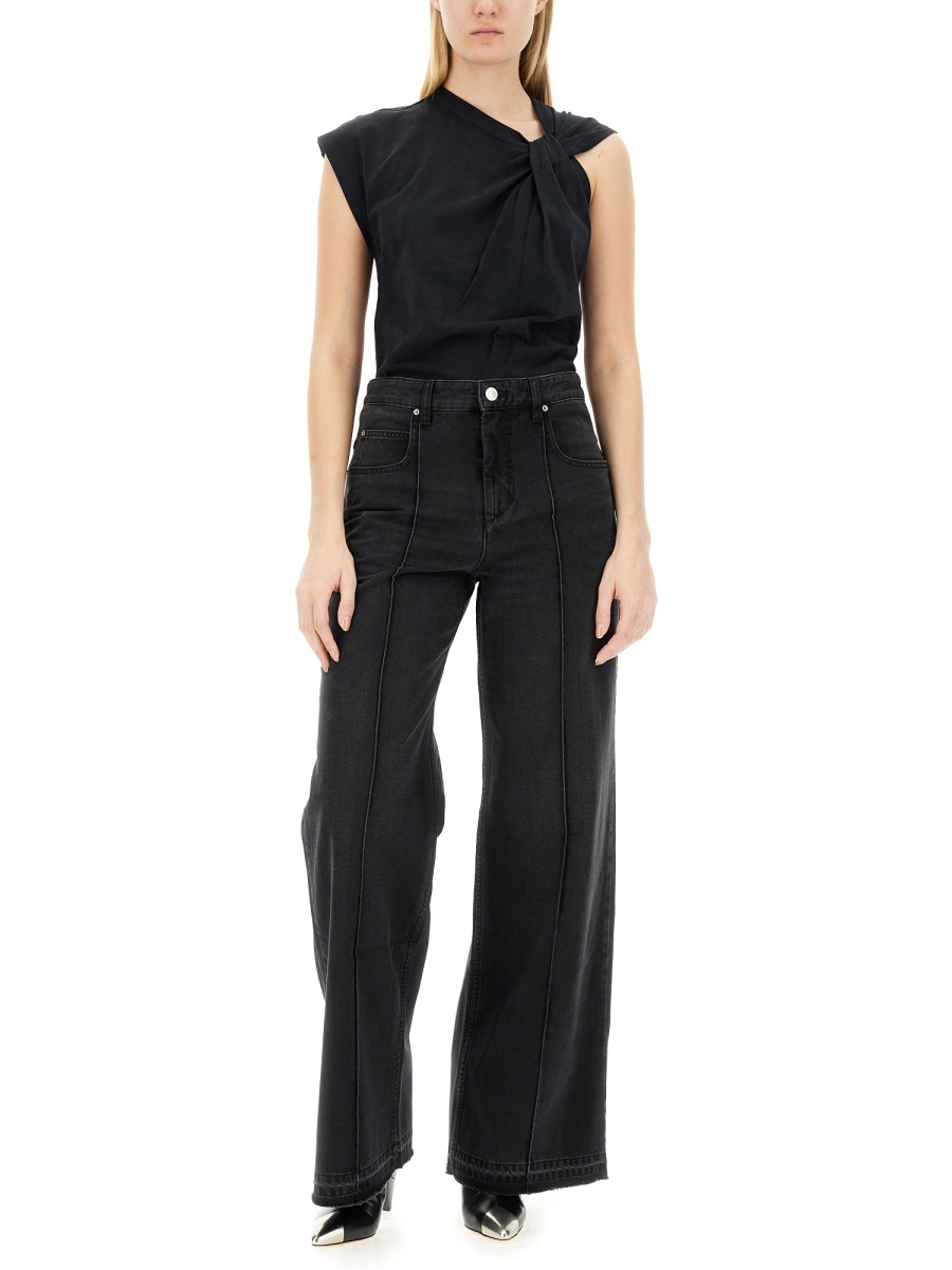 [Isabel Marant] Tank top FW26 TS0175FA_A1N41I01BK