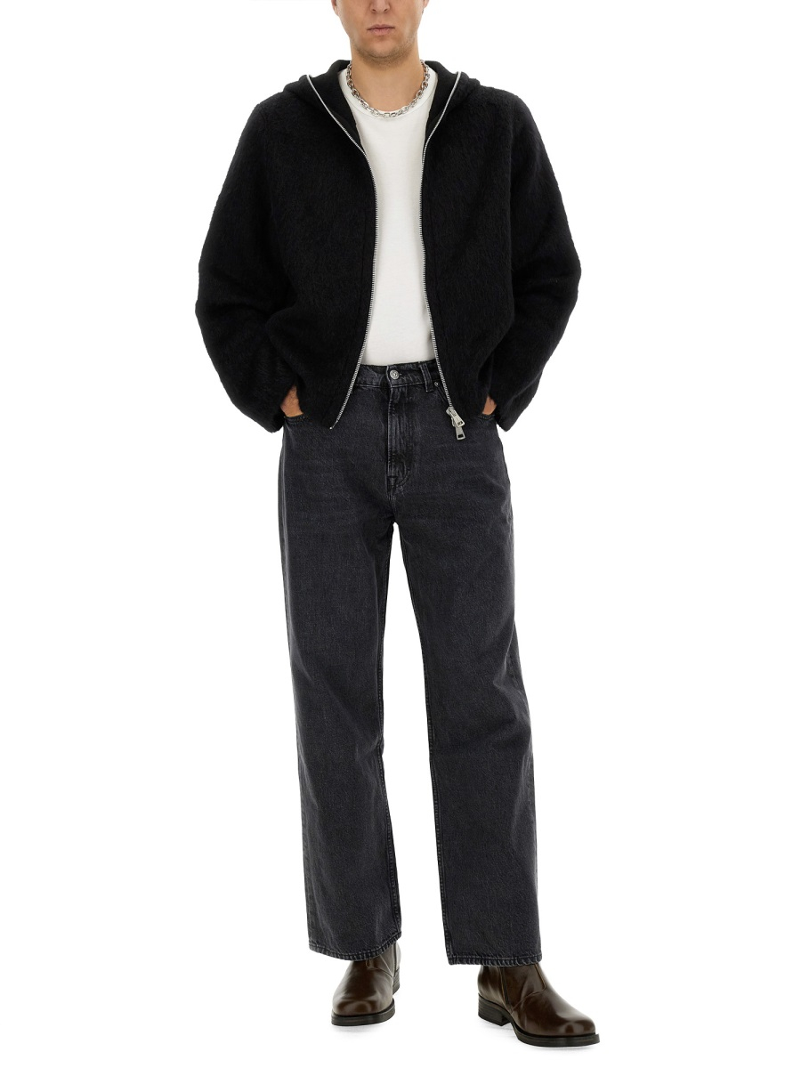 [Our Legacy] Cardigan FW26 M4243FBH_BLACKHAIRYWOOL