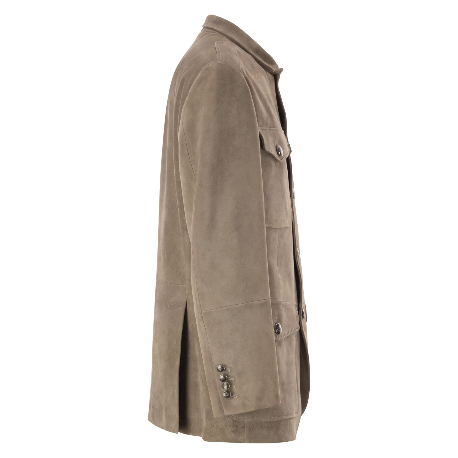 [Brunello Cucinelli] Leather Jacket FW26 MPCSD2099 C9865