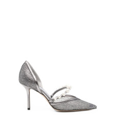 [Jimmy Choo] Pumps FW26 AURELIE85QKGANTHRACITE/WHITE