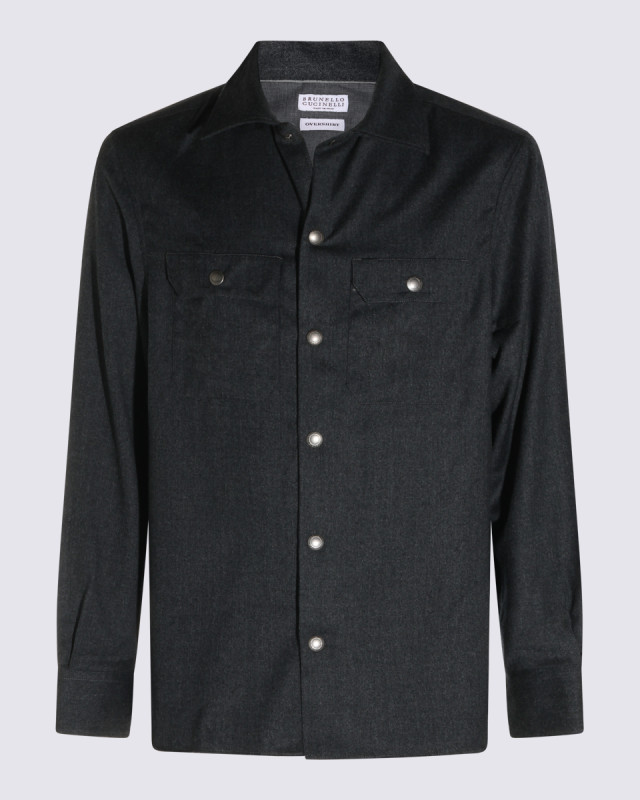 [Brunello Cucinelli] Shirts Long Sleeve FW26 MY6660721C004