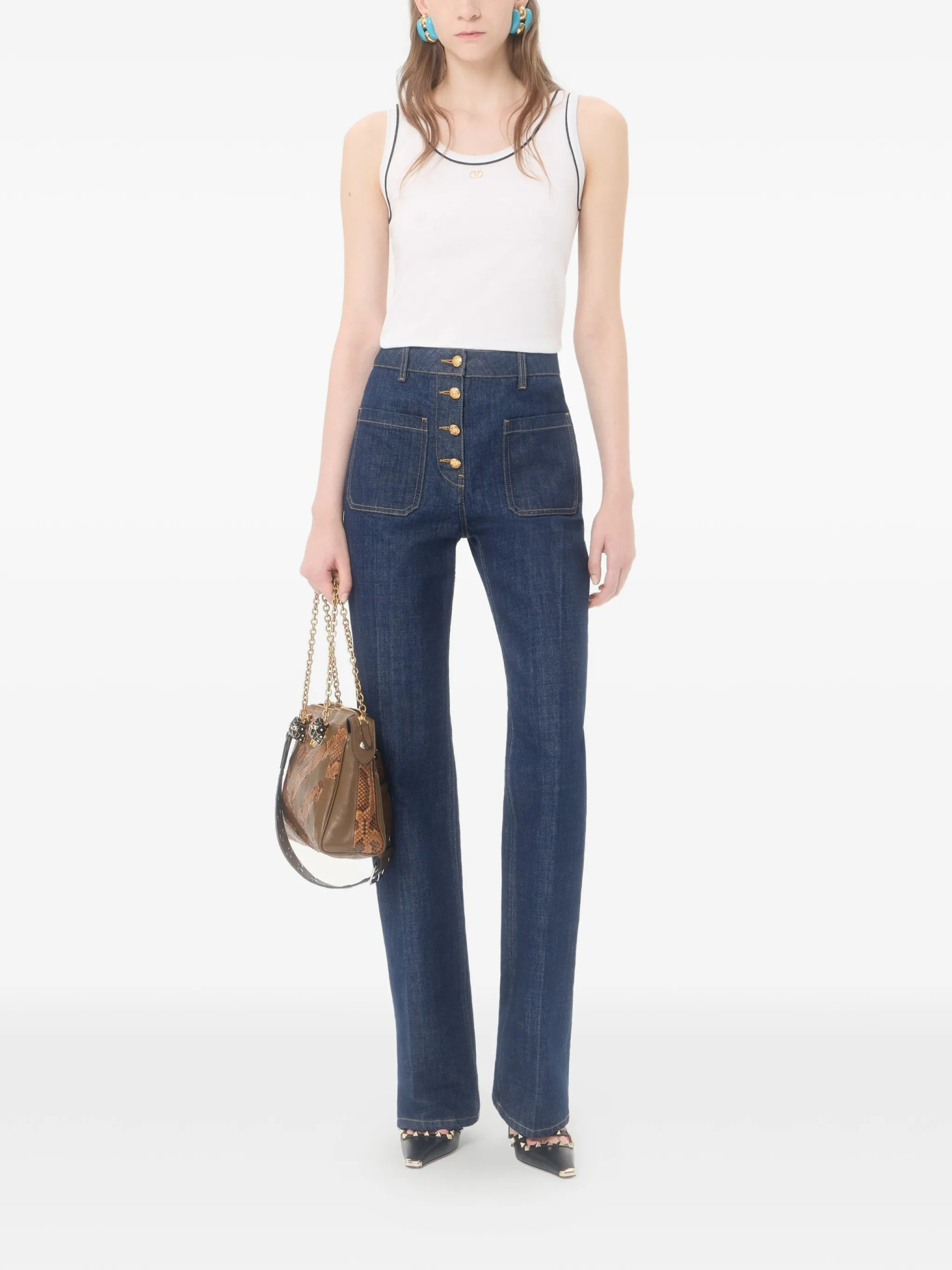 [Valentino Garavani] Tank top FW26 9B3MC02QAA5A01