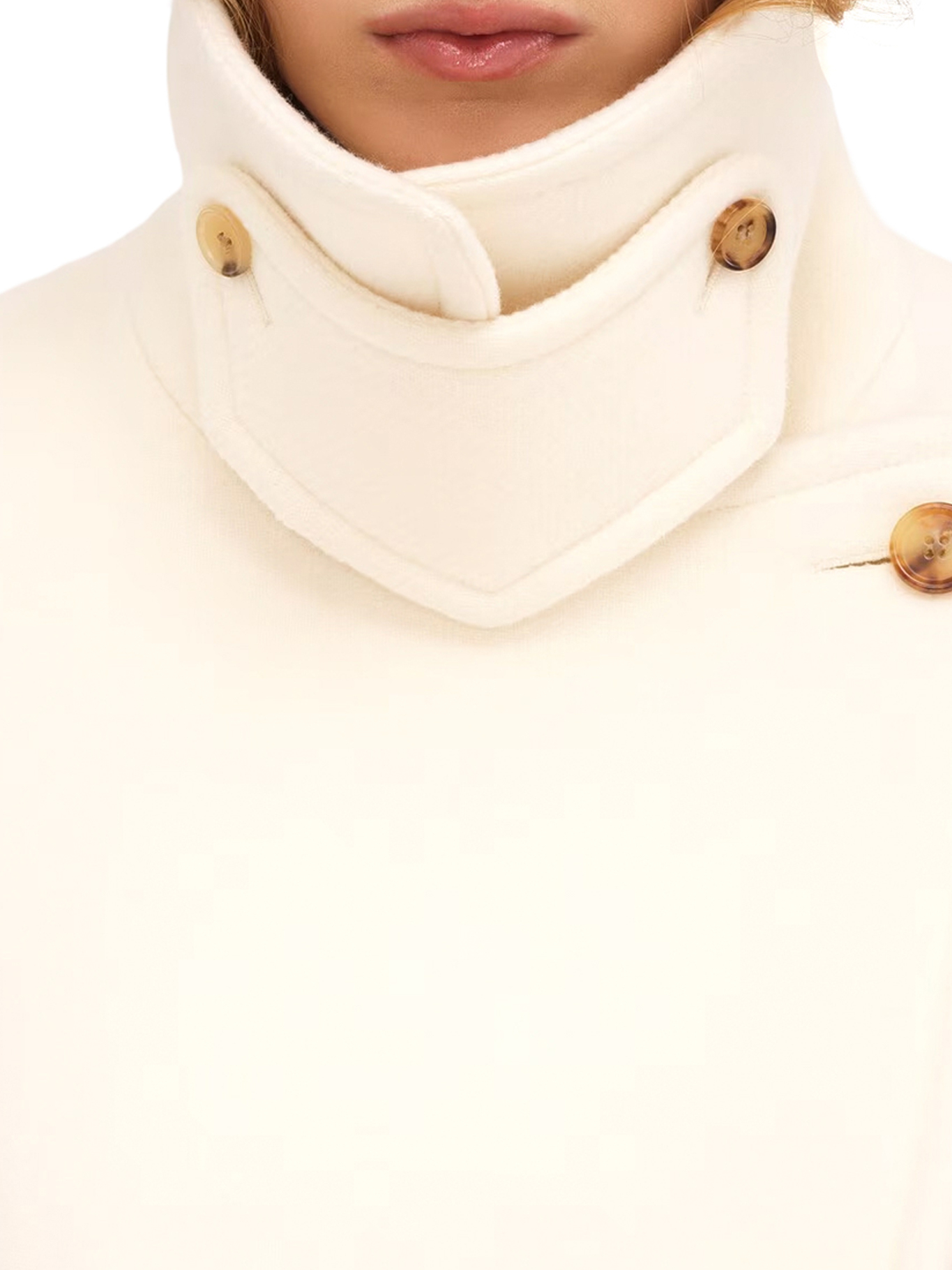 [Chloe] Coat FW26 CH25AMA96952112 EDEN WHITE