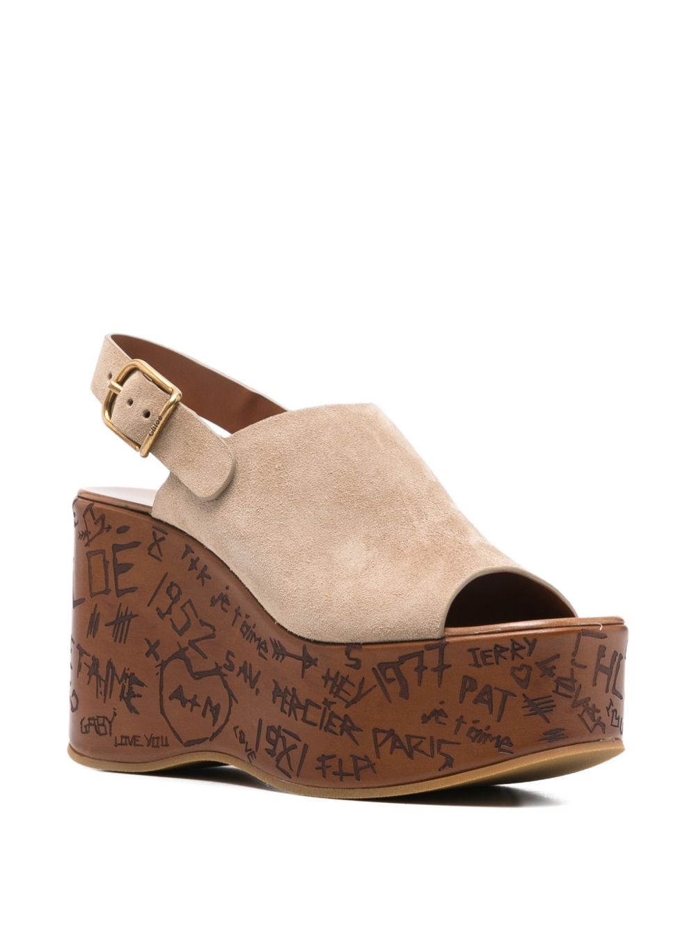 [Chloe] Sandals FW26 CH25A10GRY751