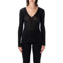 [JAMES PERSE] T-shirts Long Sleeve FW26 WVA3940BLK