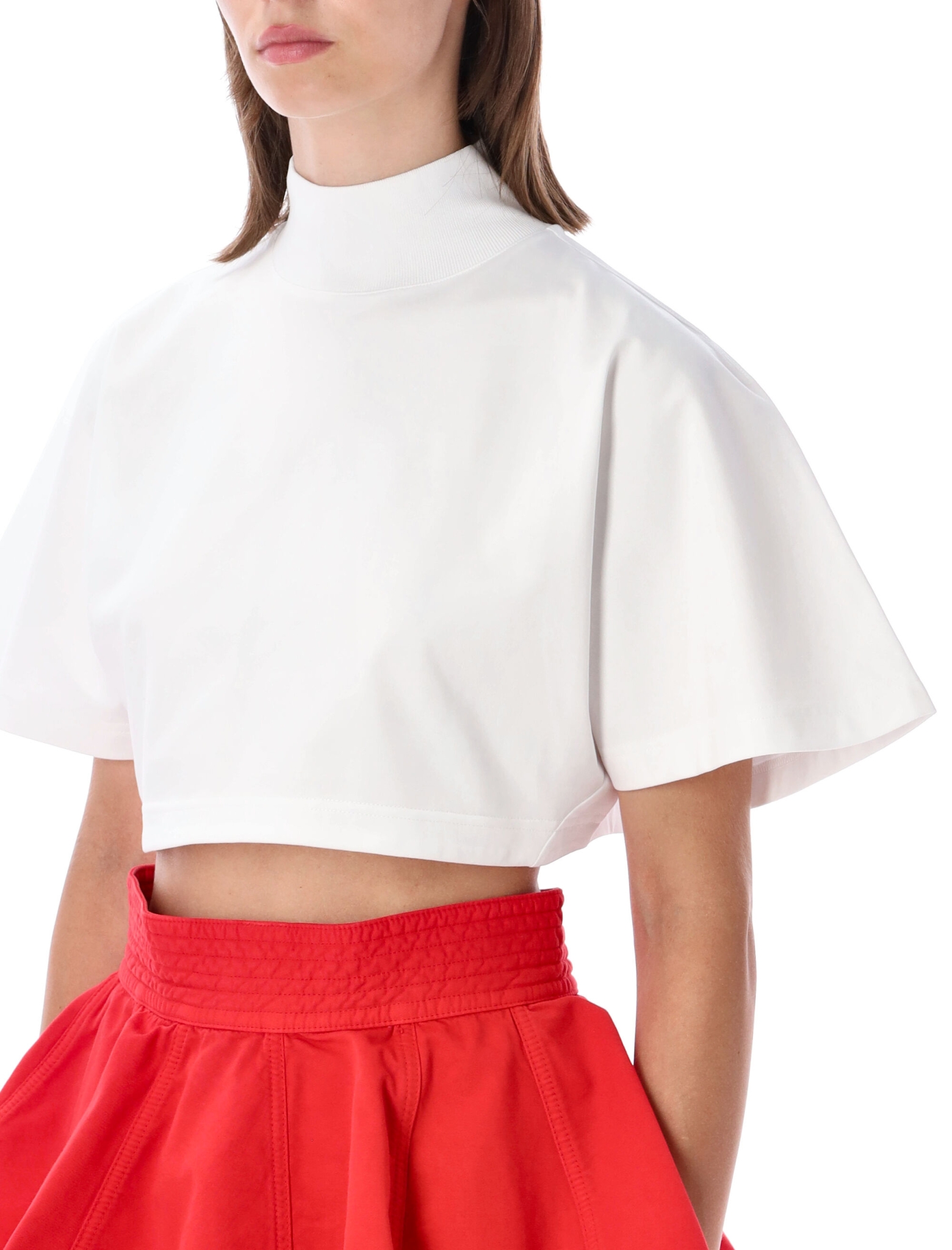 [Alaia] T-shirts Short Sleeve FW26 AA9H0455J103D000