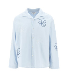 [Wax London] Shirts Long Sleeve SS26 COREYLSSHIRT_.BLUE-BLUE