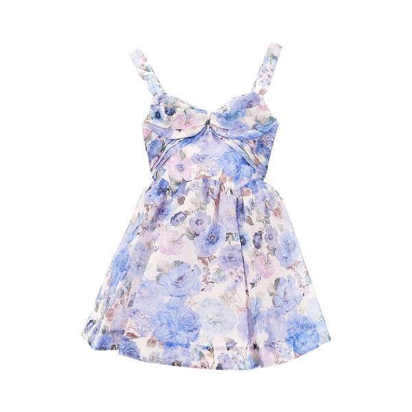 [Zimmermann] Sleeveless dress SS26 6493DC261.SKBLM-SKBLM