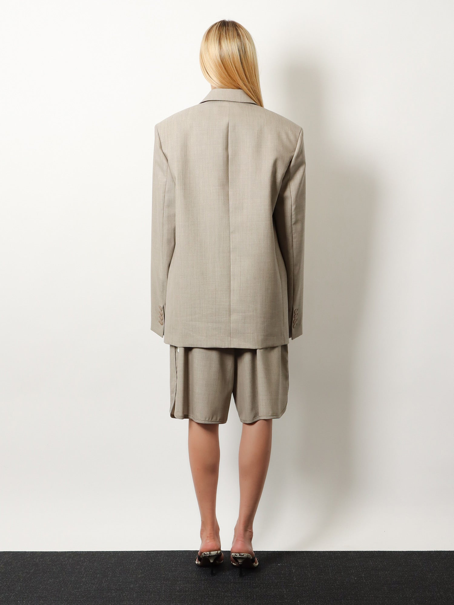 [THE FRANKIE SHOP] Blazer SS26 BLFS21982276BEIGEMELANGE