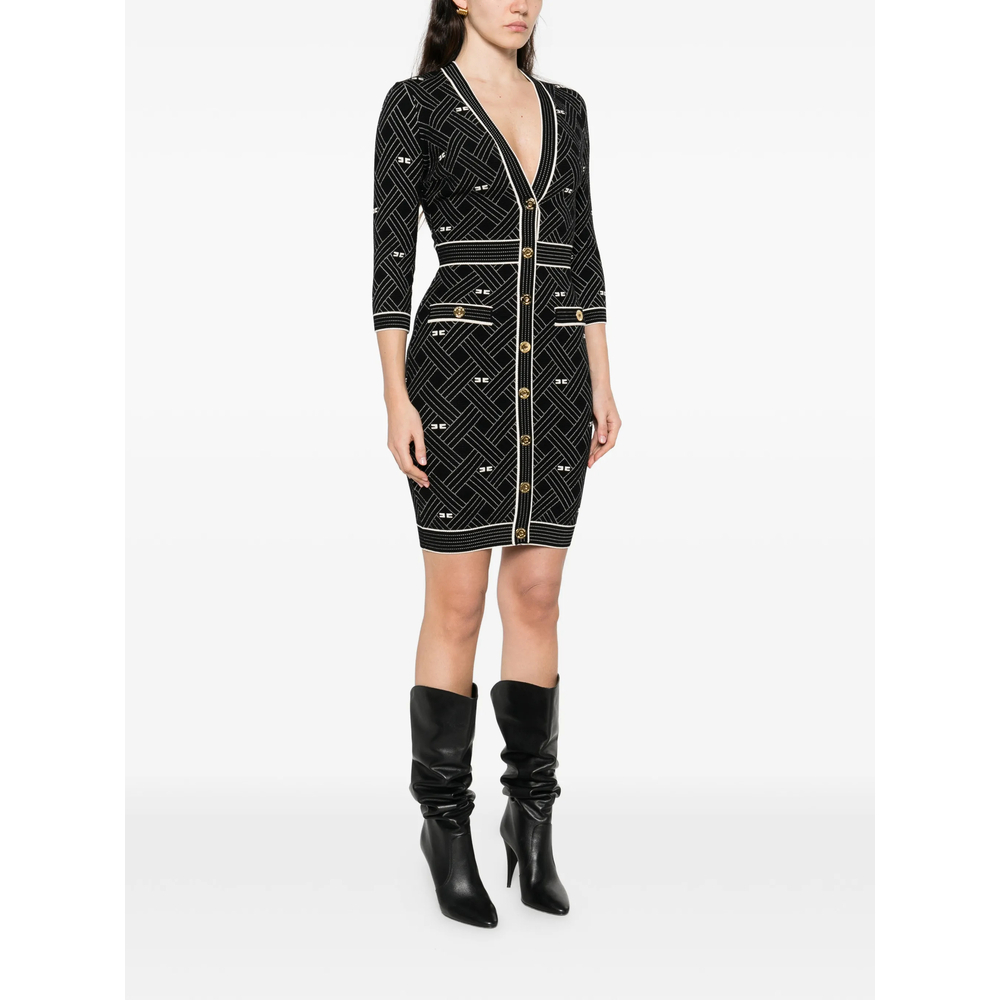 [ELISABETTA FRANCHI] Long sleeve dress SS26 AM19Q61E2  685