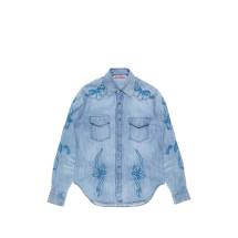 [Acne Studios] Shirts Long Sleeve SS26 BB0684  BLUE