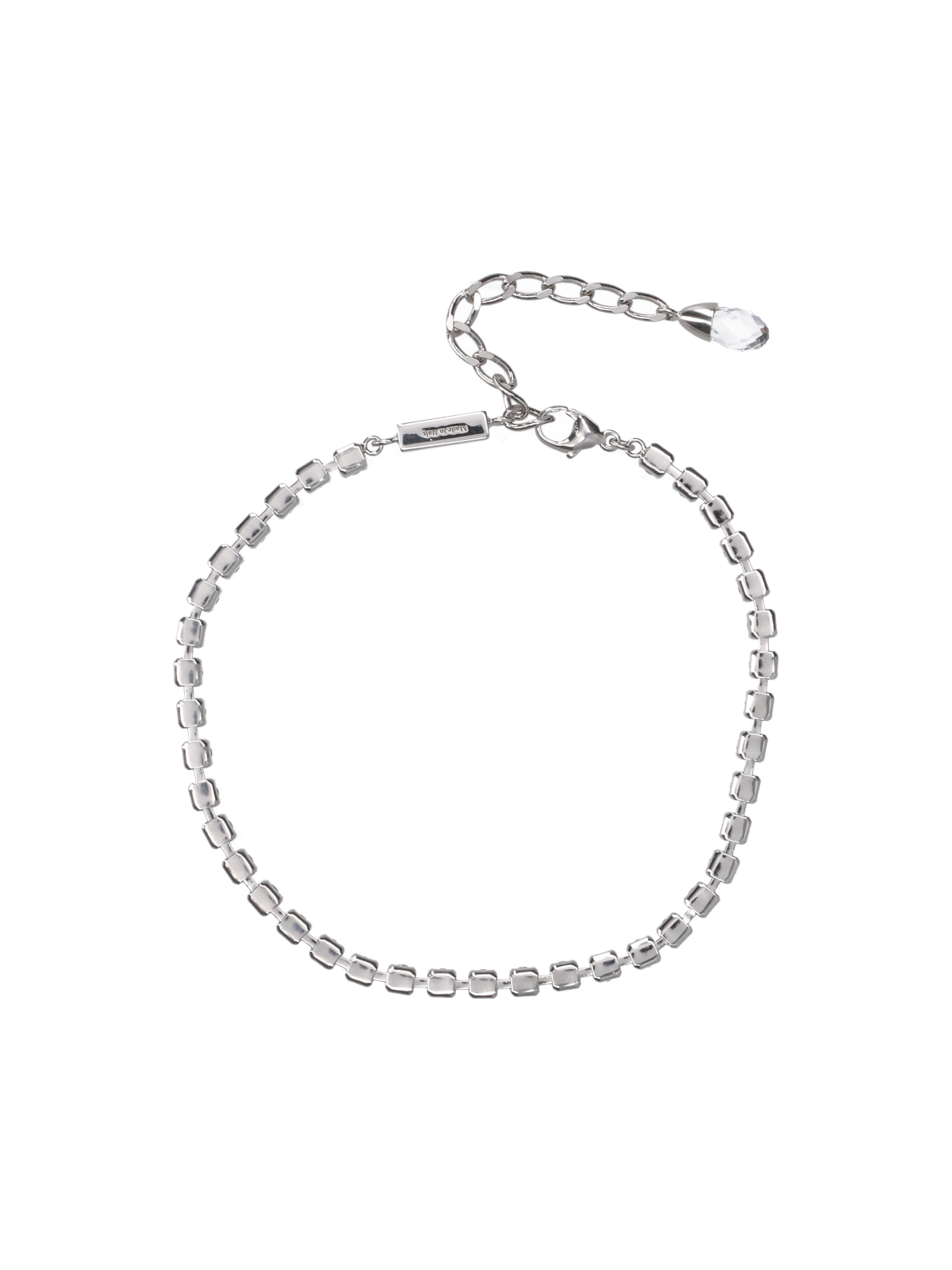[Jimmy Choo] Bracelet FW26 SAEDA ANKLET XYDSILVER CRYSTAL