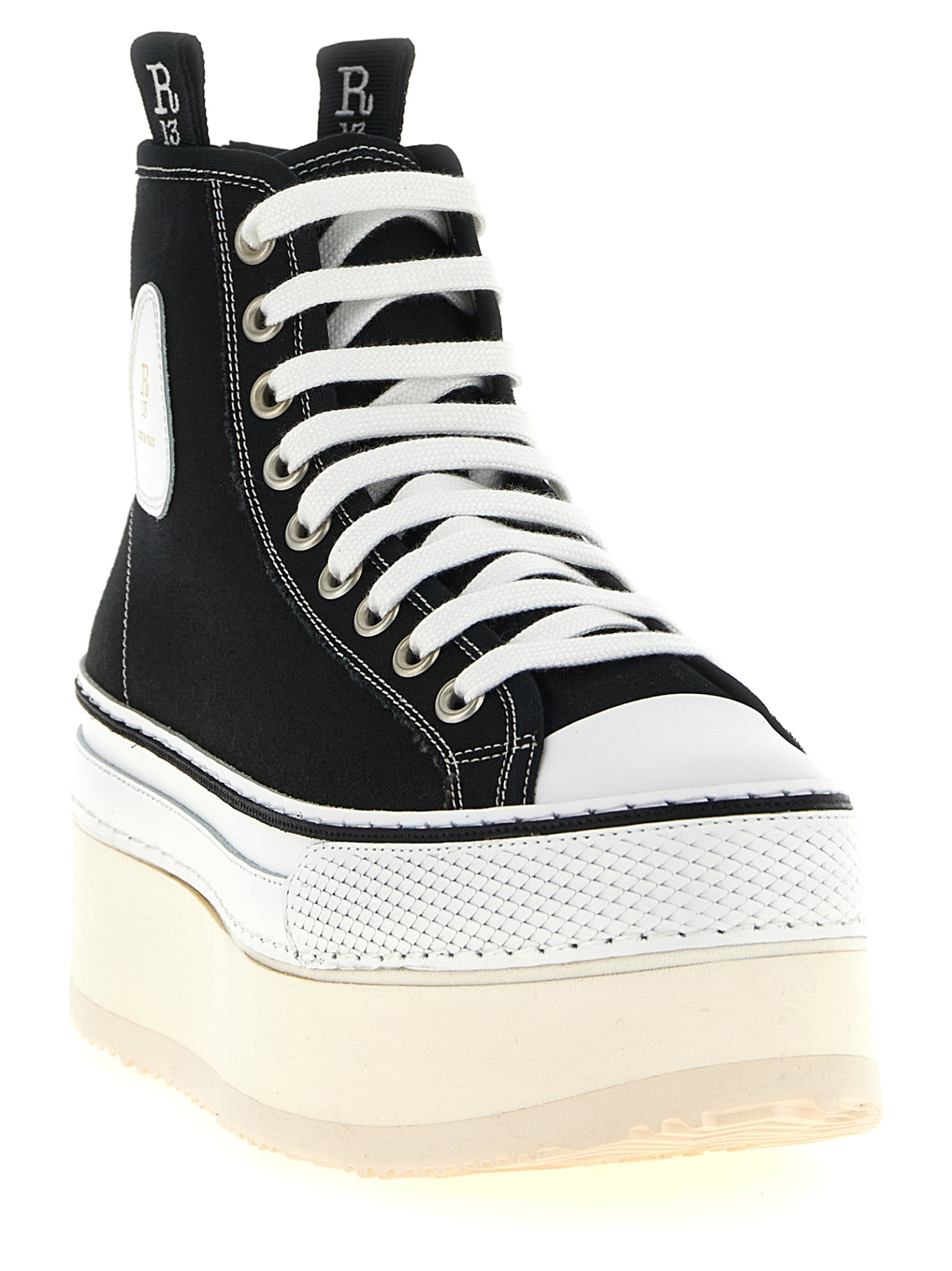 [R13] Sneakers FW26 R13S0071001BLACKCANVAS