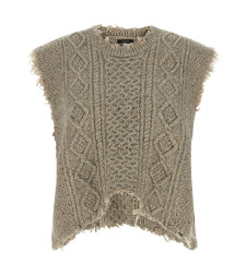 [R13] Knitwear FW26 R13WY228Y290ALIGHTHEATHERGREYTWEED
