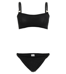 [Hunza G] Bikini FW26 IRISBIKINIGOLDHOOPSBLACK