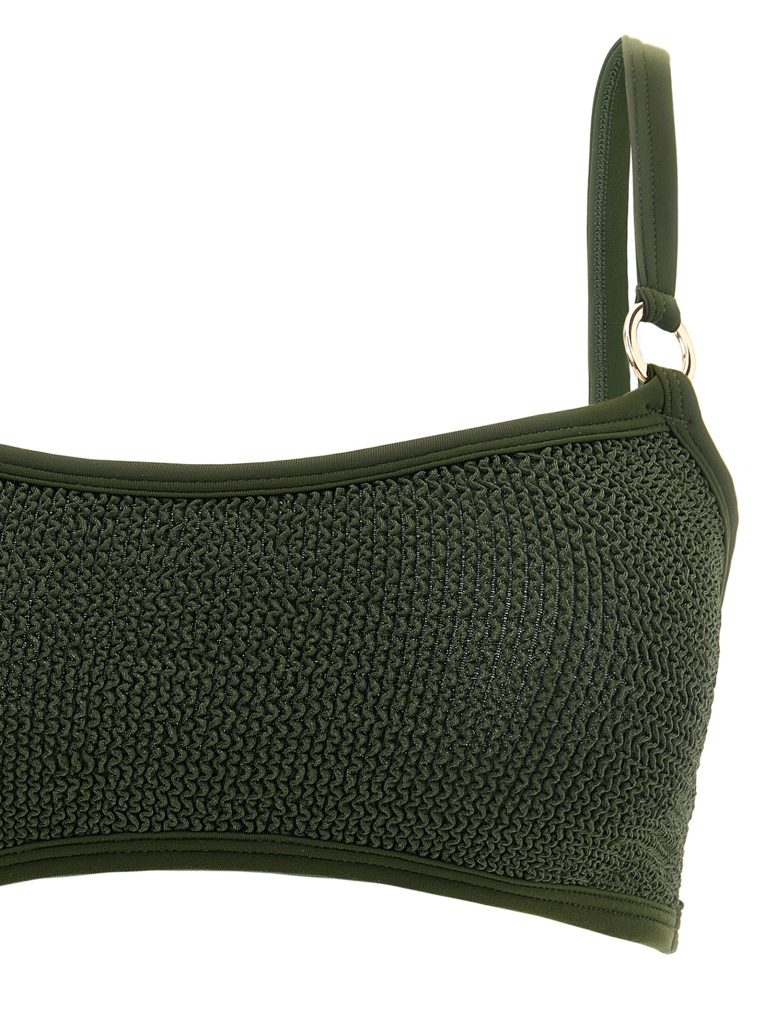[Hunza G] Bikini FW26 IRISBIKINIGOLDHOOPSMETALLICKHAKI