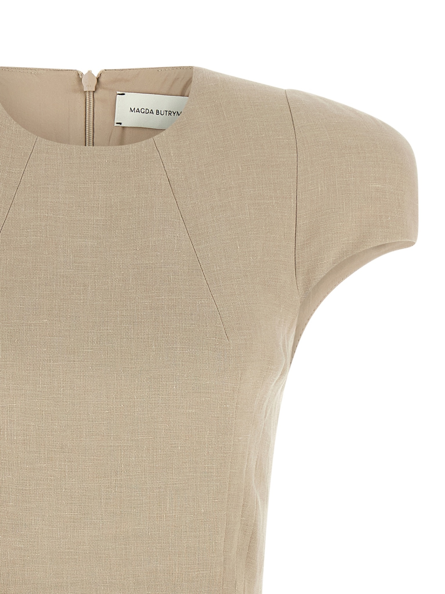 [MAGDA BUTRYM] Short sleeve dress FW26 328726BEIGE