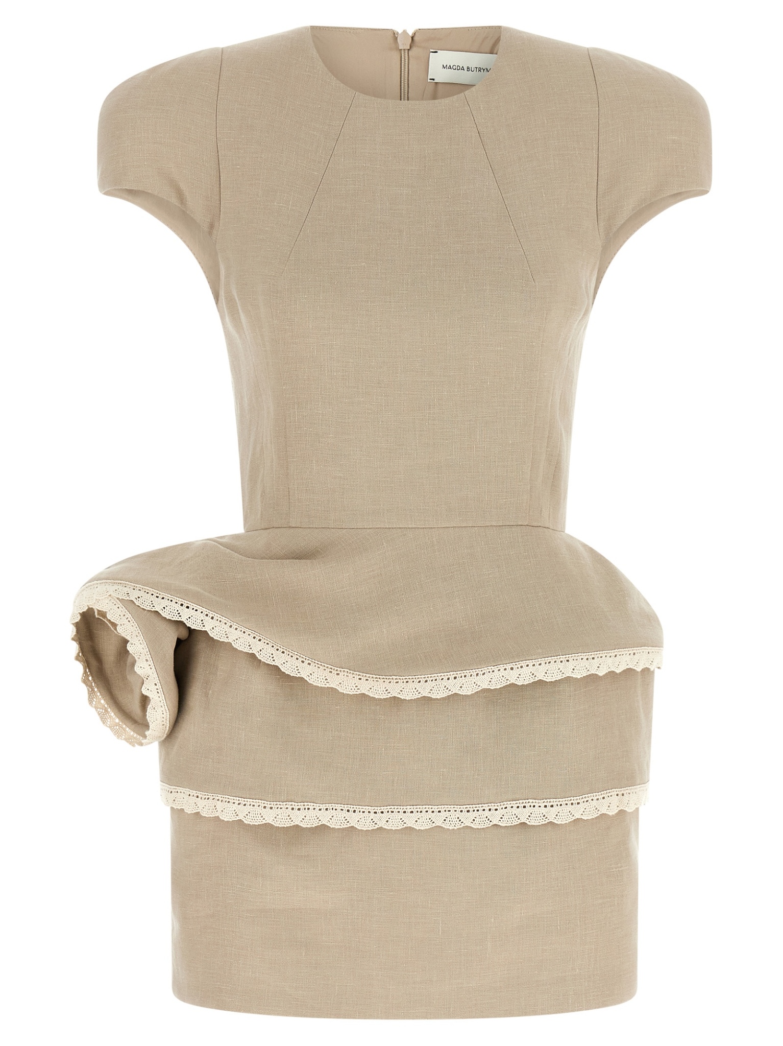 [MAGDA BUTRYM] Short sleeve dress FW26 328726BEIGE