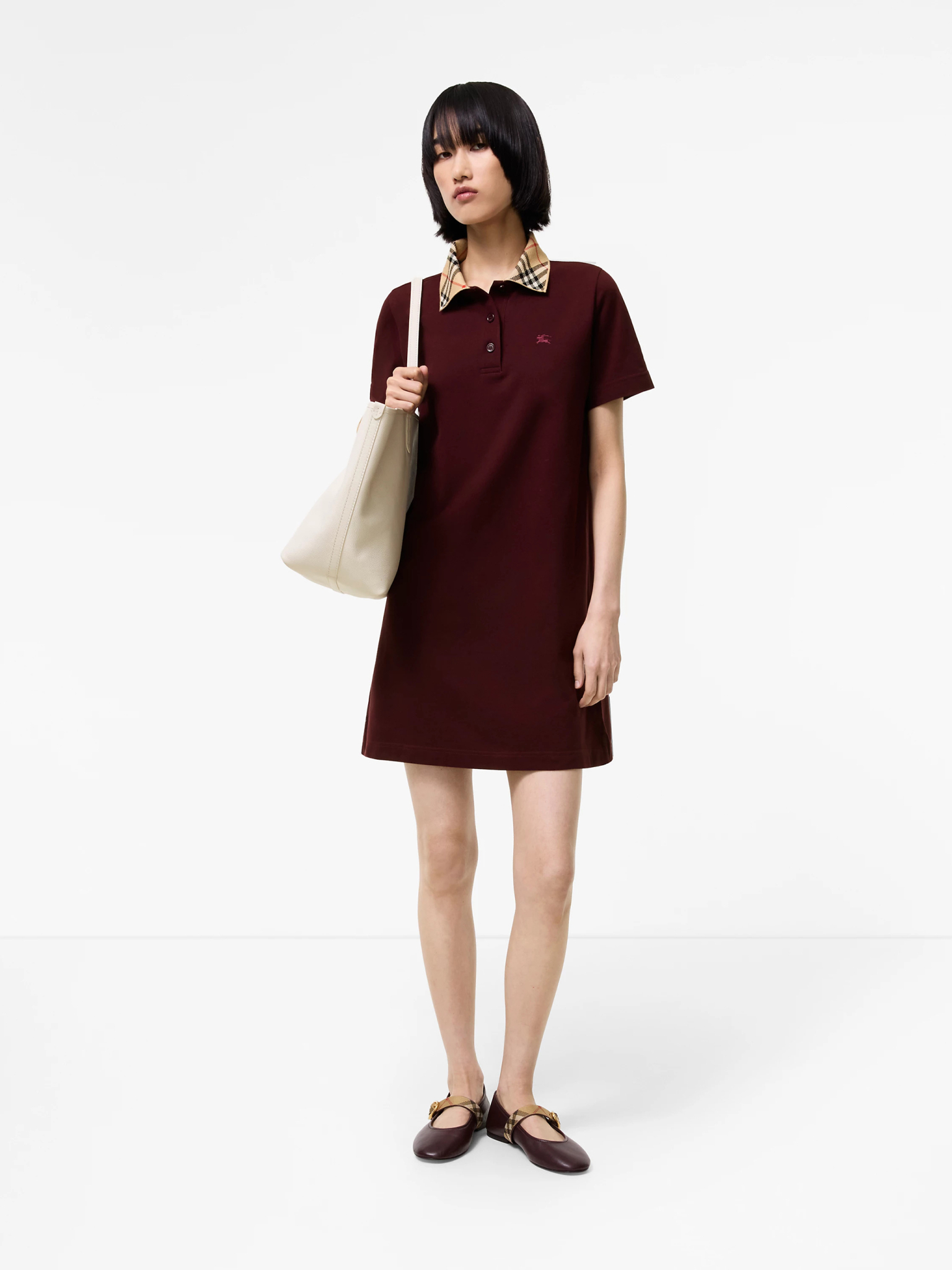 [Burberry] Short sleeve dress FW26 8128027C5335