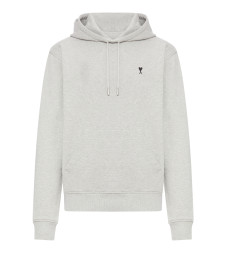 [Ami Paris] Hoodie FW26 HSW7647300951 GRIS CENDRE CHINE