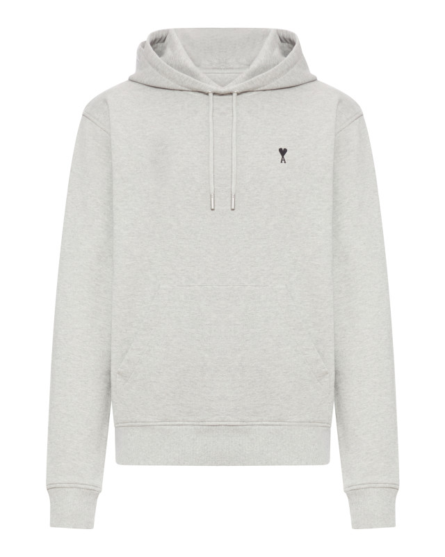 [Ami Paris] Hoodie FW26 HSW7647300951 GRIS CENDRE CHINE