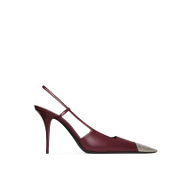 [Saint Laurent] Slingback FW26 841158AAFGC6629 VINTAGE BORDEAUX