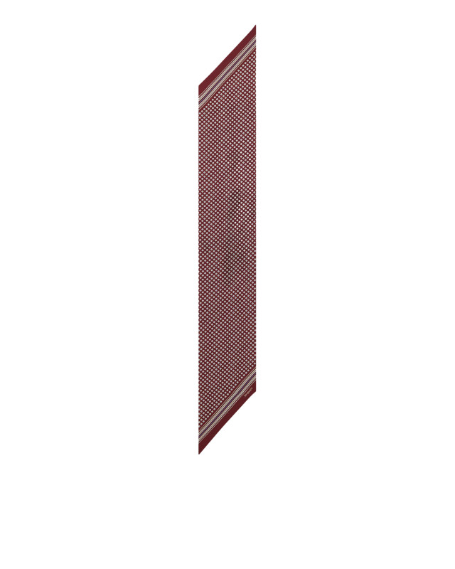 [Saint Laurent] Scarf FW26 8682563Y0016188 BORDEAUX MULTICOLOR