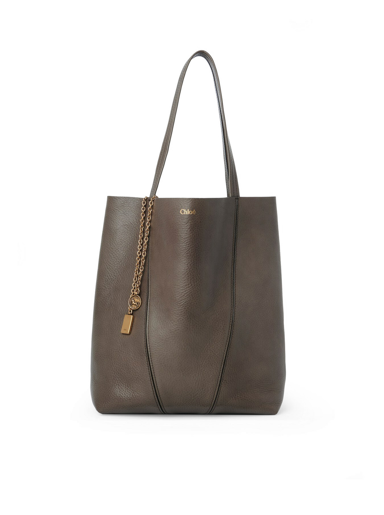 [Chloe] Tote bag FW26 CHC25SS811N84036 FLANNEL GREY