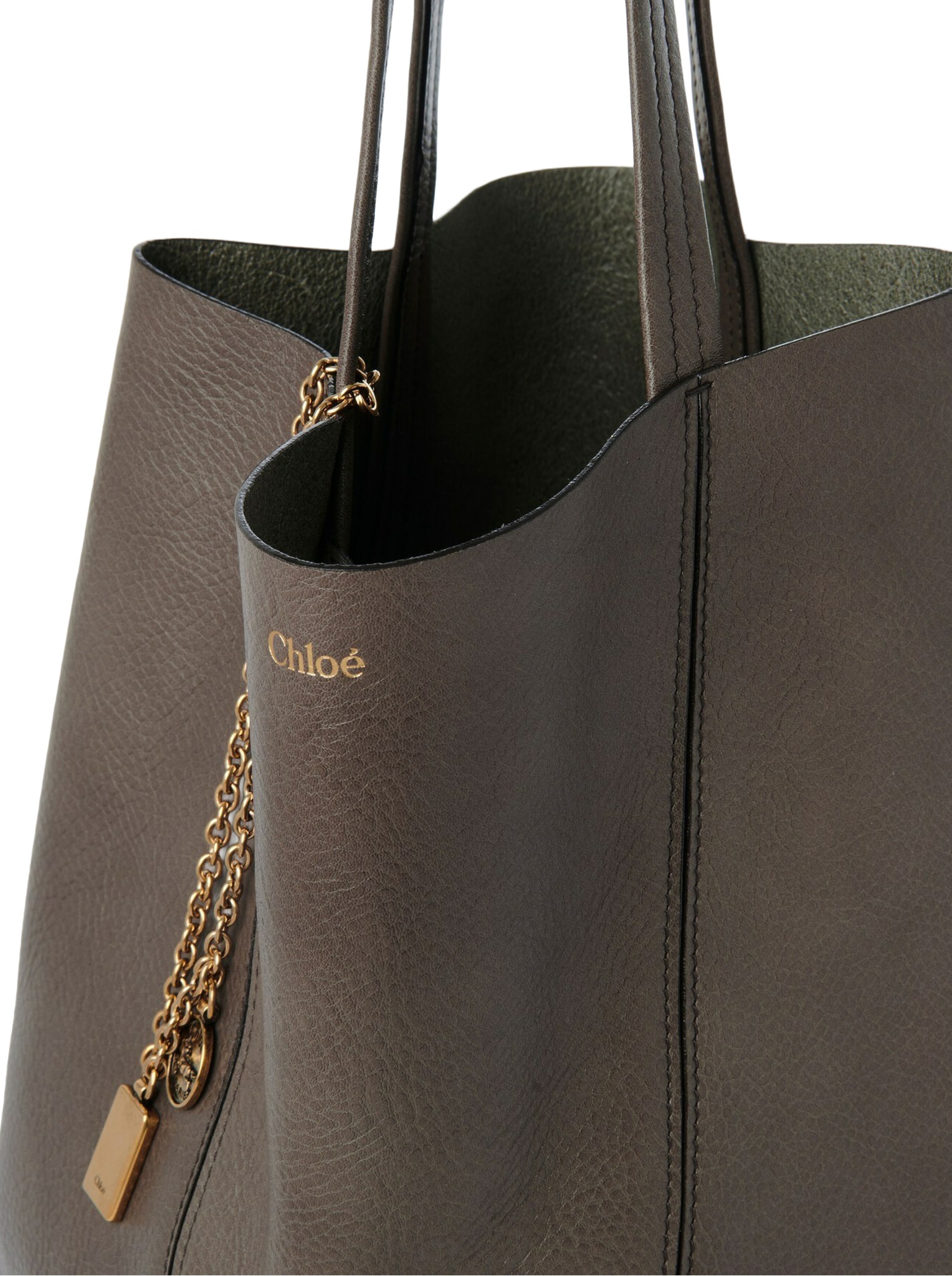 [Chloe] Tote bag FW26 CHC25SS811N84036 FLANNEL GREY