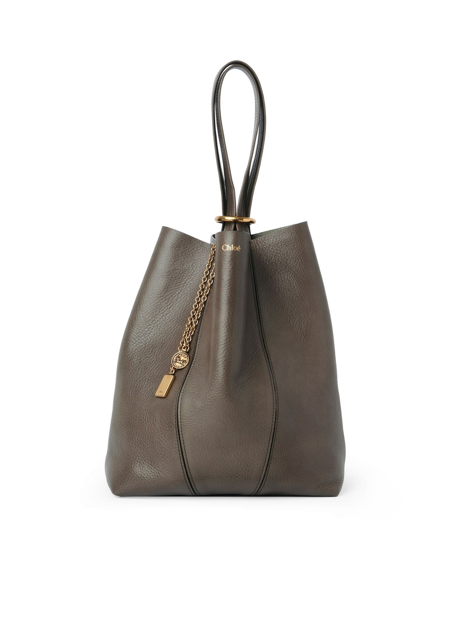 [Chloe] Tote bag FW26 CHC25SS811N84036 FLANNEL GREY