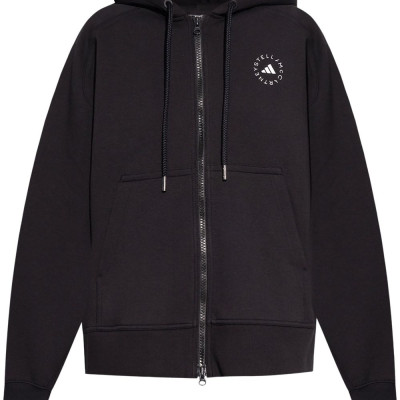 [Adidas By Stella McCartney] Hoodie FW26 JF6337BLACK/WHITE