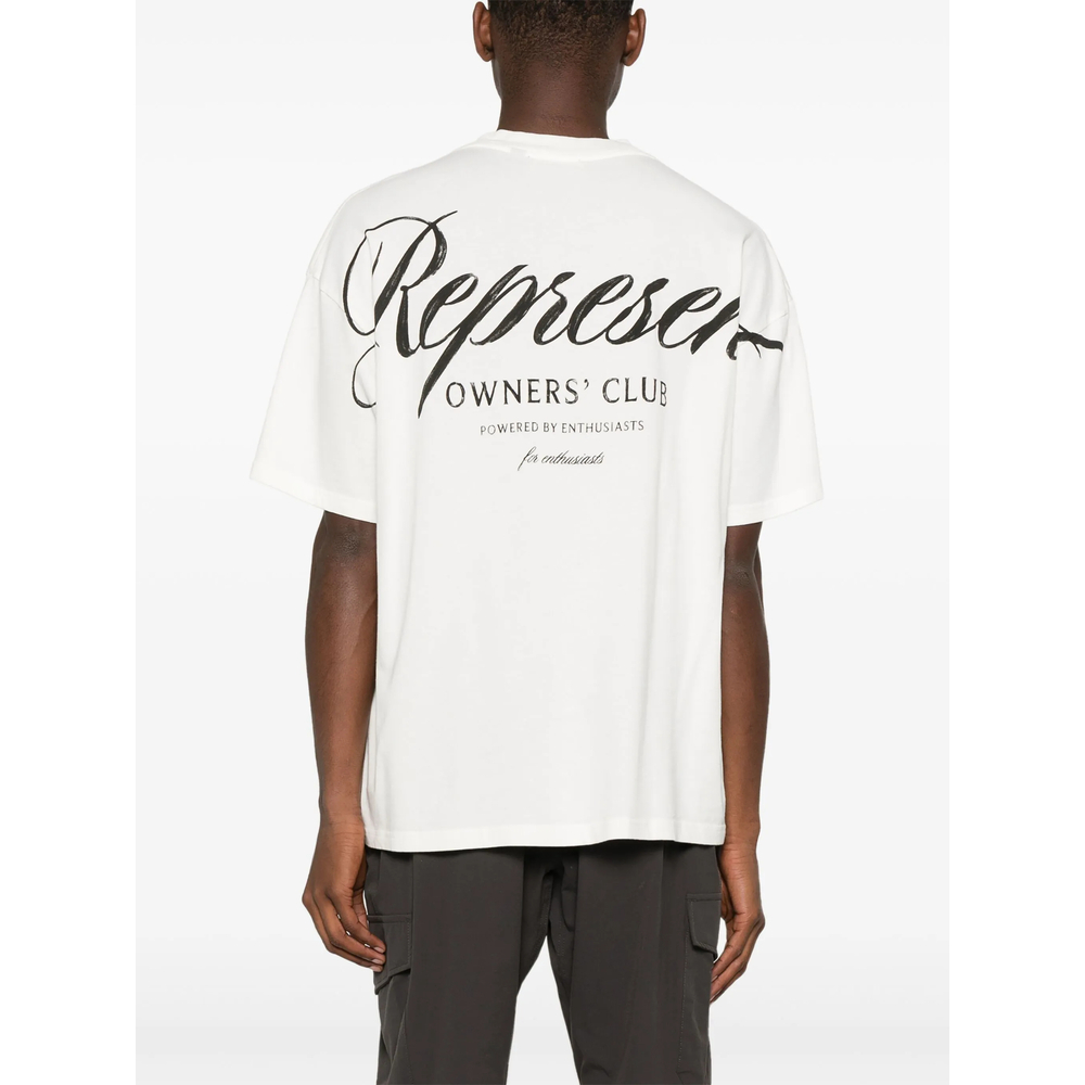 [Represent] T-shirts Short Sleeve FW26 OCM41201-072  WHITE
