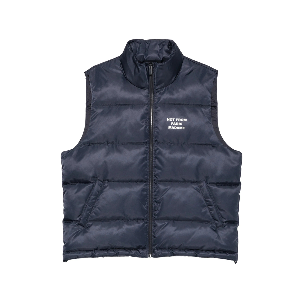[DROLE DE MONSIEUR] Down Vest FW26 PERM-CT153 PA031 NAVY