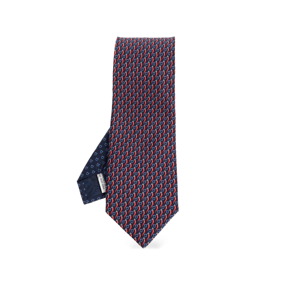 [Ferragamo] Tie FW26 351460 0794962 NAVRO