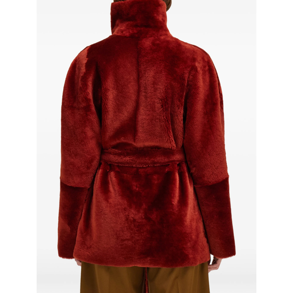 [Ferragamo] Leather Jacket FW26 13I597 0795798 RUGGI