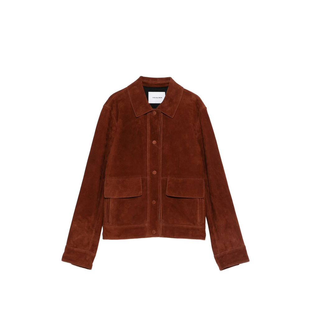 [Yves Salomon] Leather Jacket SS26 26EY21955APAV  A6089