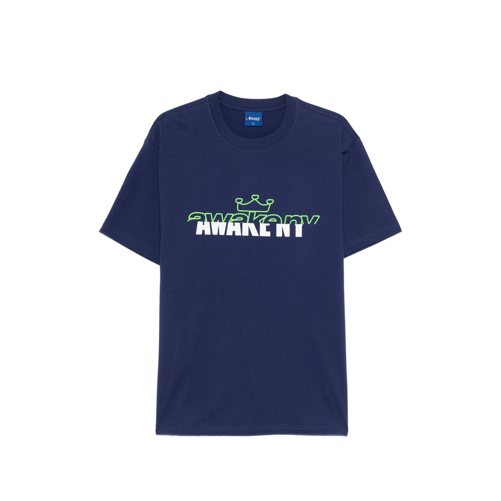 [Awake] T-shirts Short Sleeve SS26 TS009  NAVY