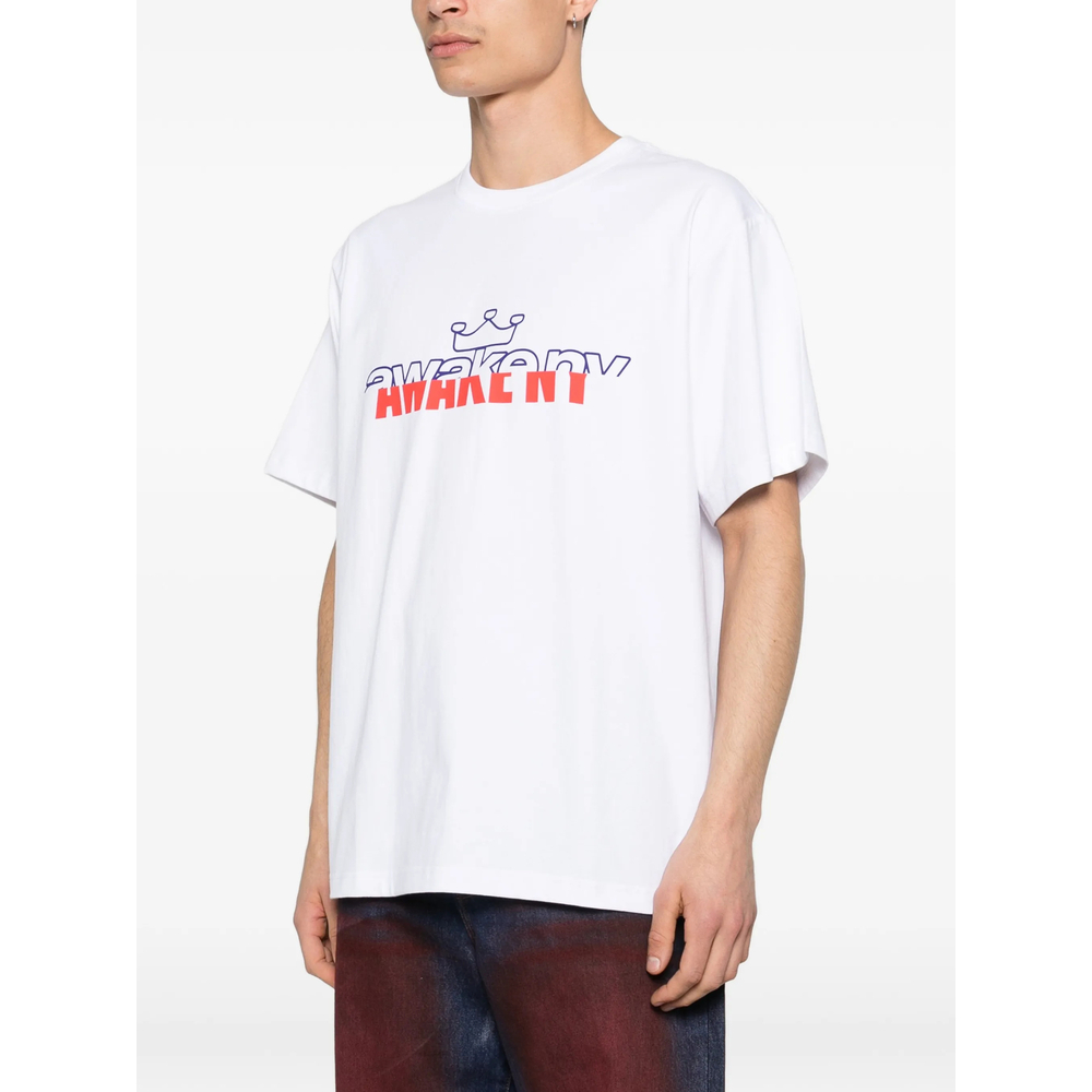 [Awake] T-shirts Short Sleeve SS26 TS009  WHITE