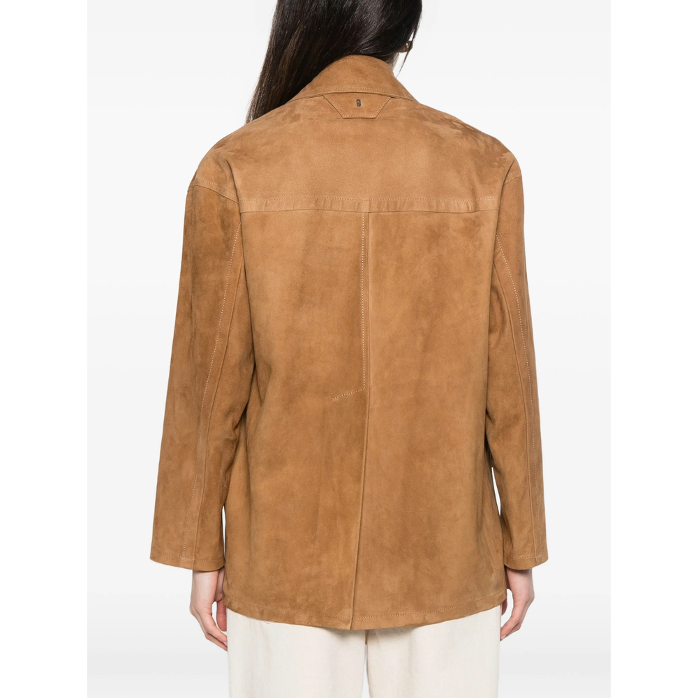 [Santoro] Leather Jacket SS26 50157-D  TIMBE