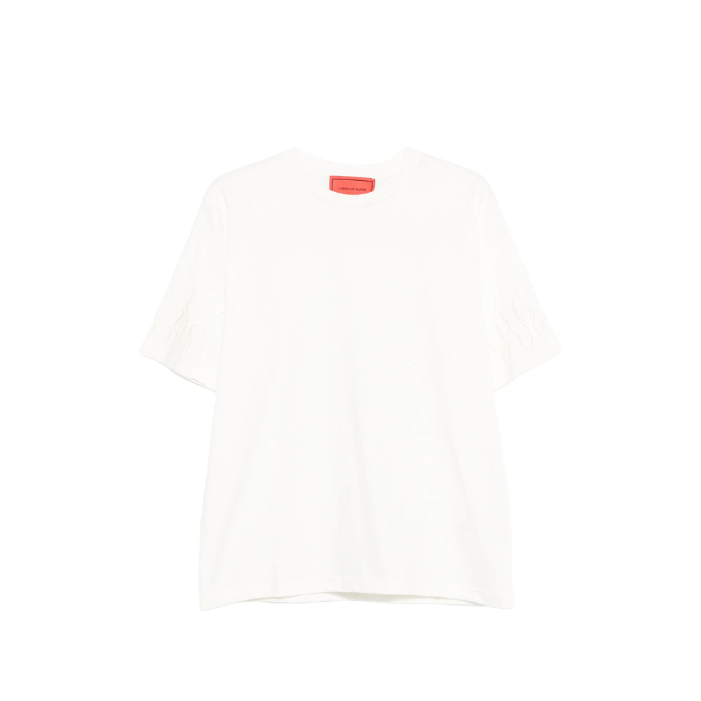 [Vision Of Super] T-shirts Short Sleeve SS26 VS072TE  WHITE