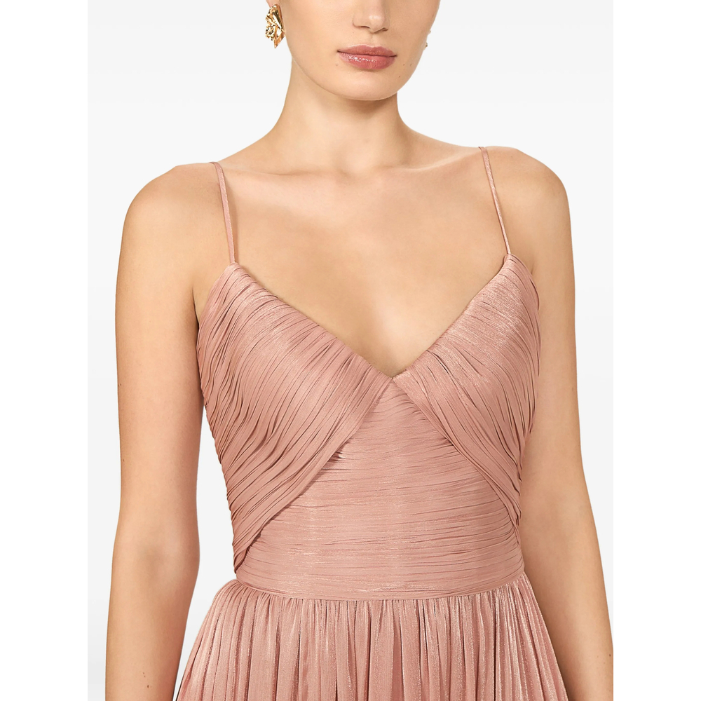 [COSTARELLOS] Sleeveless dress SS26 PS2617 LUREX GEOR POUDR