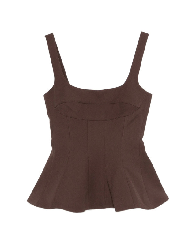 [Stine Goya] T-shirts Sleeveless SS26 SGT168 2330 COCOA