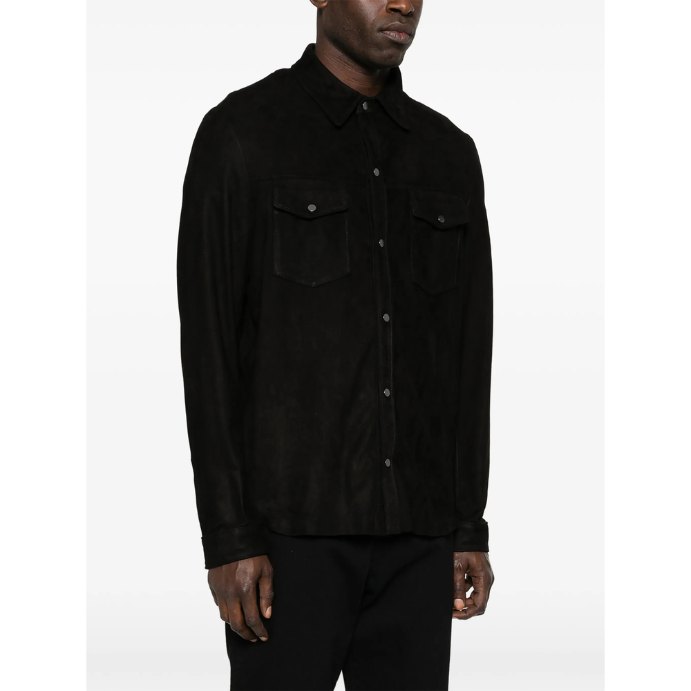 [Santoro] Shirts Long Sleeve SS26 50516-U  BLACK